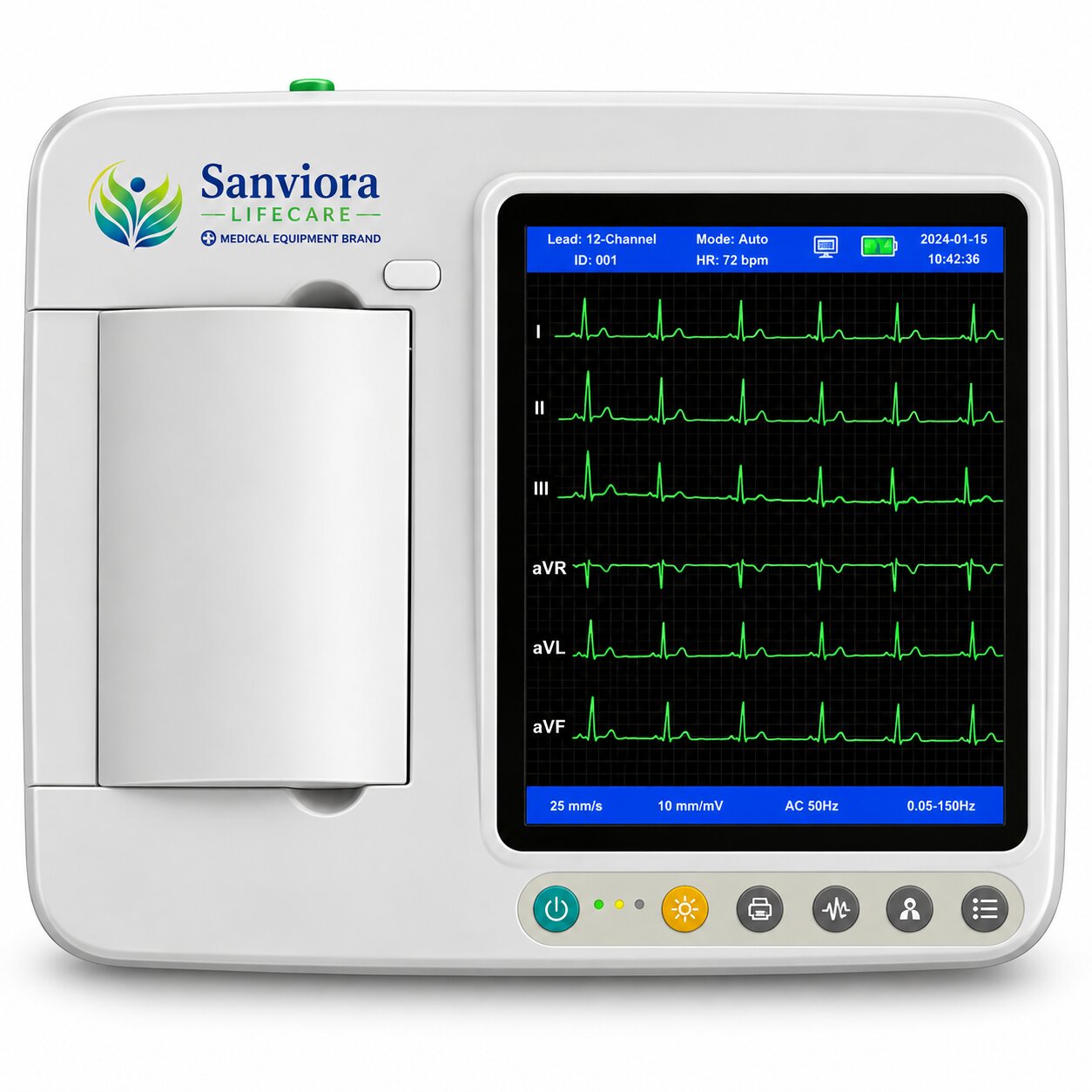 SIX CHANNEL ECG MACHINE- SLC-906