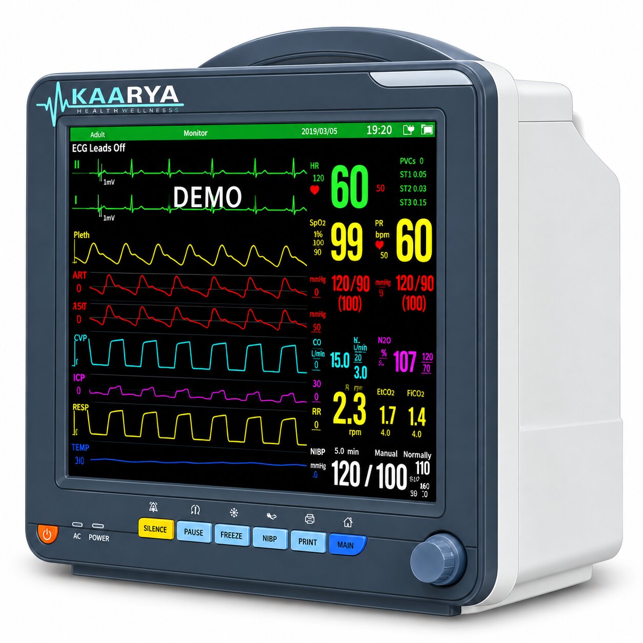 SANVIORA LIFECARE MULTIPARA PATIENT MONITOR - SLC 9009B