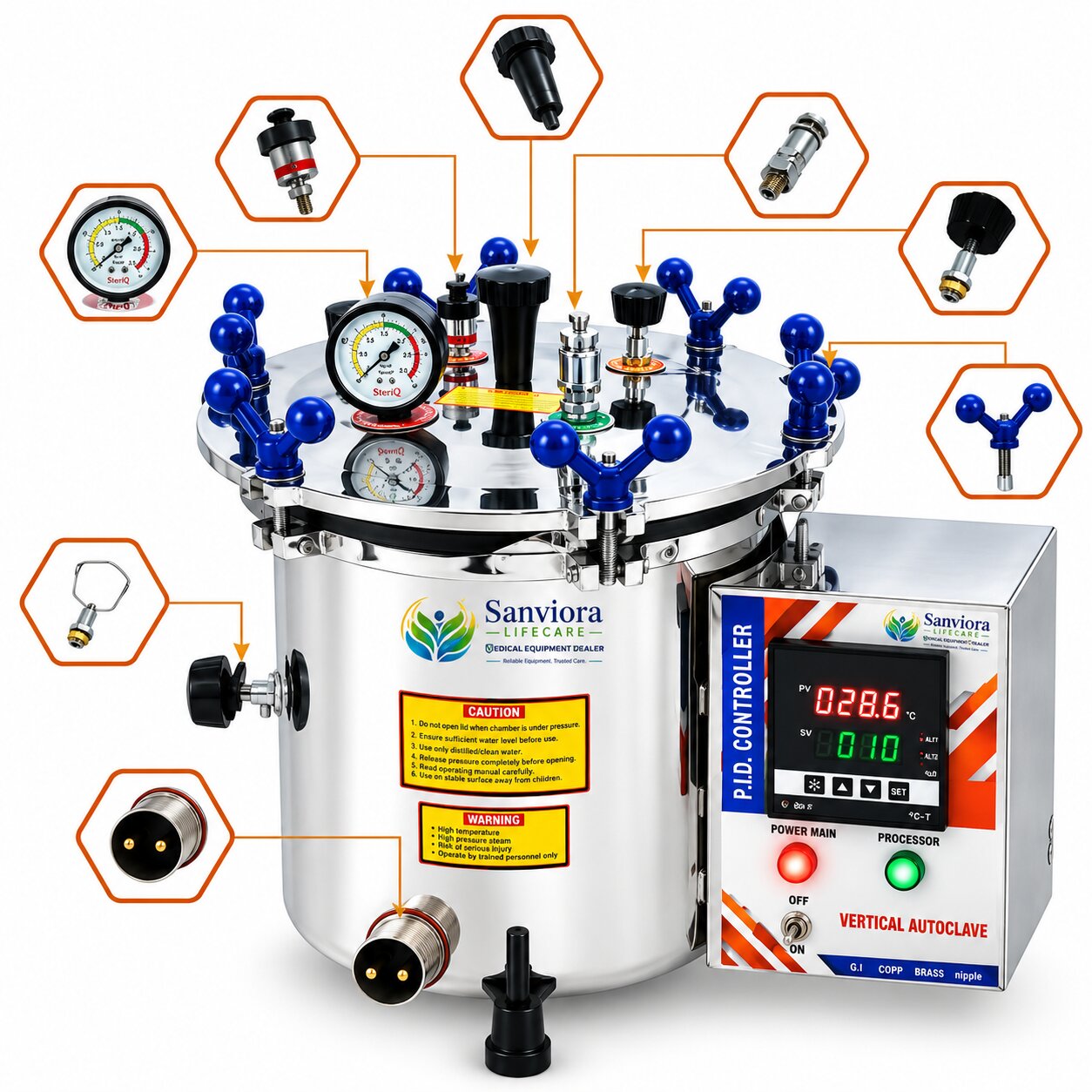 ALUMINIUM ‘P’ TYPE AUTOCLAVE - SLC:C03