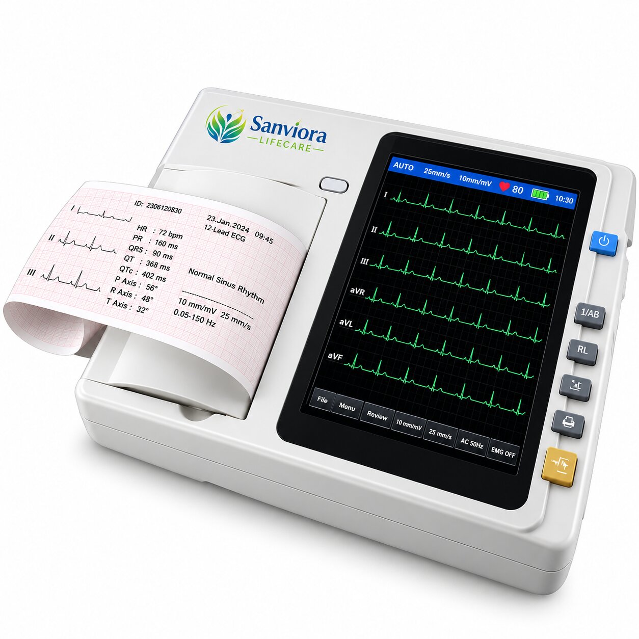 THREE CHANNEL ECG MACHINE - KAA-301G